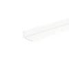 Profilo angolare 1 m 10x10 mm alluminio bianco