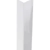 Profilo angolare 2,6 m 25x25 mm in pvc bianco opaco