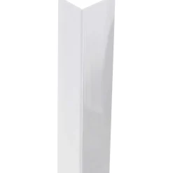 Profilo angolare 2,6 m 30x30 mm in pvc bianco opaco