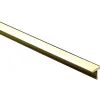 Profilo coprigiunto a T in ottone lucidato 9 mm x 0,9 m
