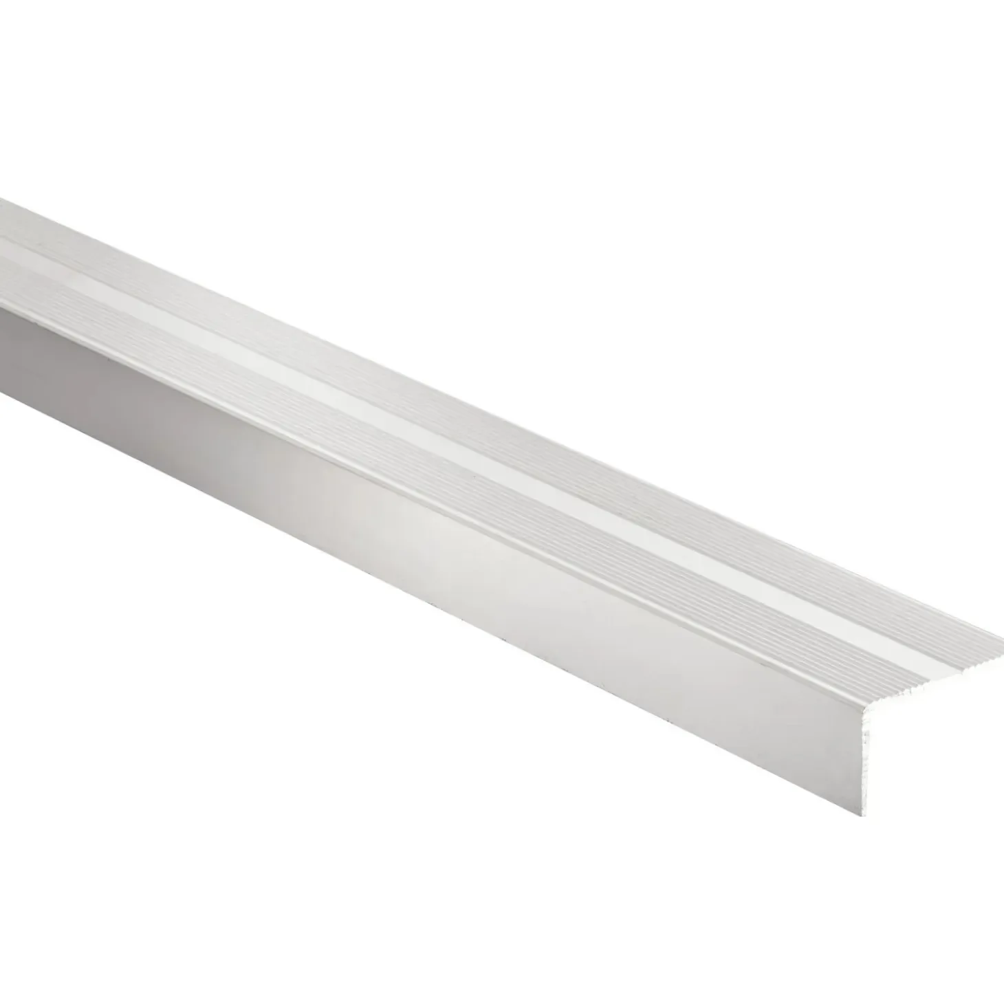 Profilo coprigradino in alluminio anodizzato 26 mm x 0,9 m