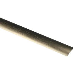 Profilo coprisoglia Semial alluminio titanio spazzolato 25 x 900 mm autoadesivo
