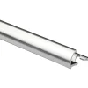 Profilo terminale a quarto di tondo alluminio anodizzato 10 mm x 2,7 m