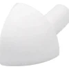 Profilo terminale a quarto di tondo angolo esterno PVC bianco opaco 10 mm