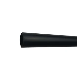 Profilo tubo tondo 1 m x Ø 10 mm in pvc nero opaco
