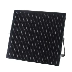Proiettore LED solare in alluminio con pannello solare separato 2500 lm