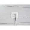 Prolunga flat 0,5 mt con spina e presa 10A BI