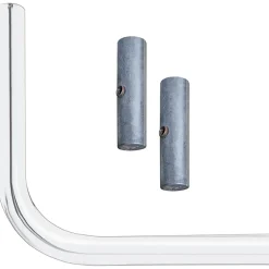 Raccordo angolare per tubo bianco
