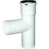 Raccordo a T MMF Ø60 in PP per scarico condensa bianco