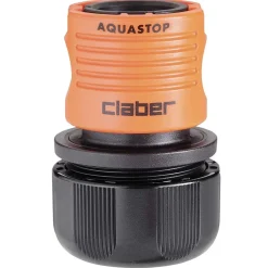 Raccordo automatico 3/4" Claber con valvola acquastop