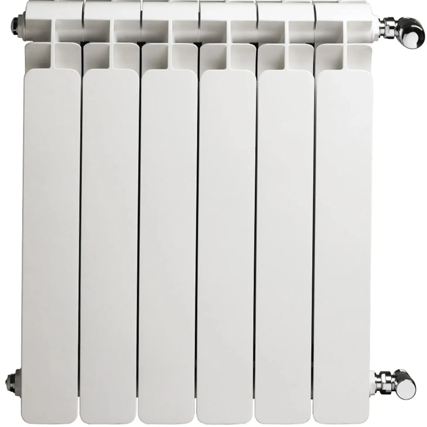 Radiatore alluminio Fly bianco 4 elementi 60 cm di interasse
