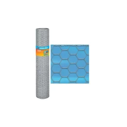 Rete in metallo triplice torsione zincata 10x1 m