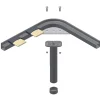 Rete letto singolo Reti Gritti a 13 doghe 80x190 cm nero