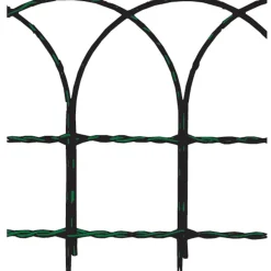 Rete ornamentale in plastica zincata 10x0,4 m verde