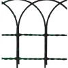 Rete ornamentale in plastica zincata 10x0,6 m verde