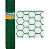Rete plastificata 10x1 m verde