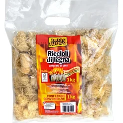 Riccioli accendifuoco in legna naturale 1 kg