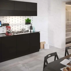 Rivestimento in bicottura New Marble bianco 25x60 cm 1,5 m²