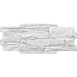 Rivestimento in grès porcellanato Volcan bianco 16x40 cm 0,9 m²