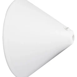 Rosone conico per punto luce da soffitto Ø 110 mm bianco