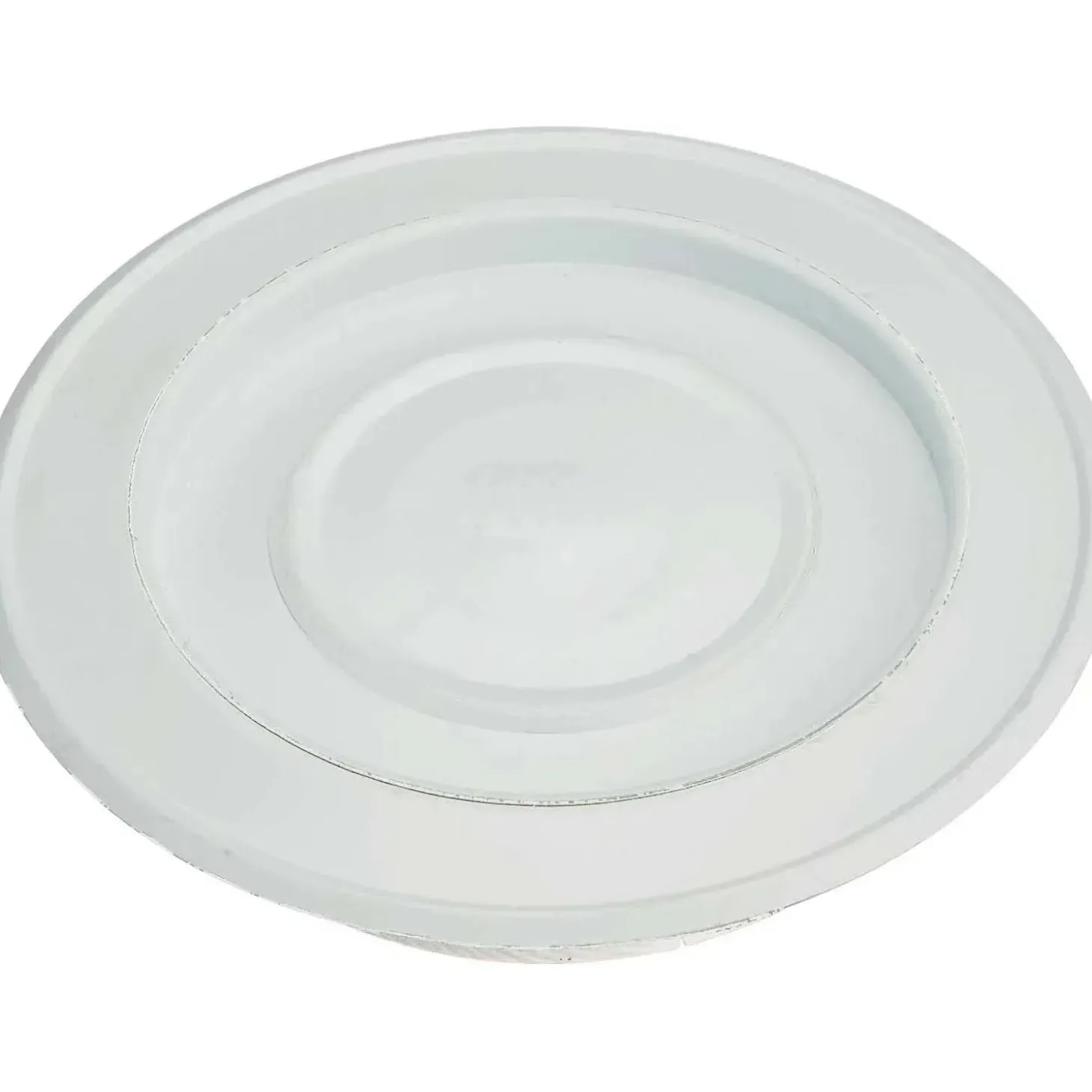 Rosone laccato con coperchio Ø 10 cm bianco