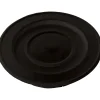 Rosone laccato con coperchio Ø 15 cm nero