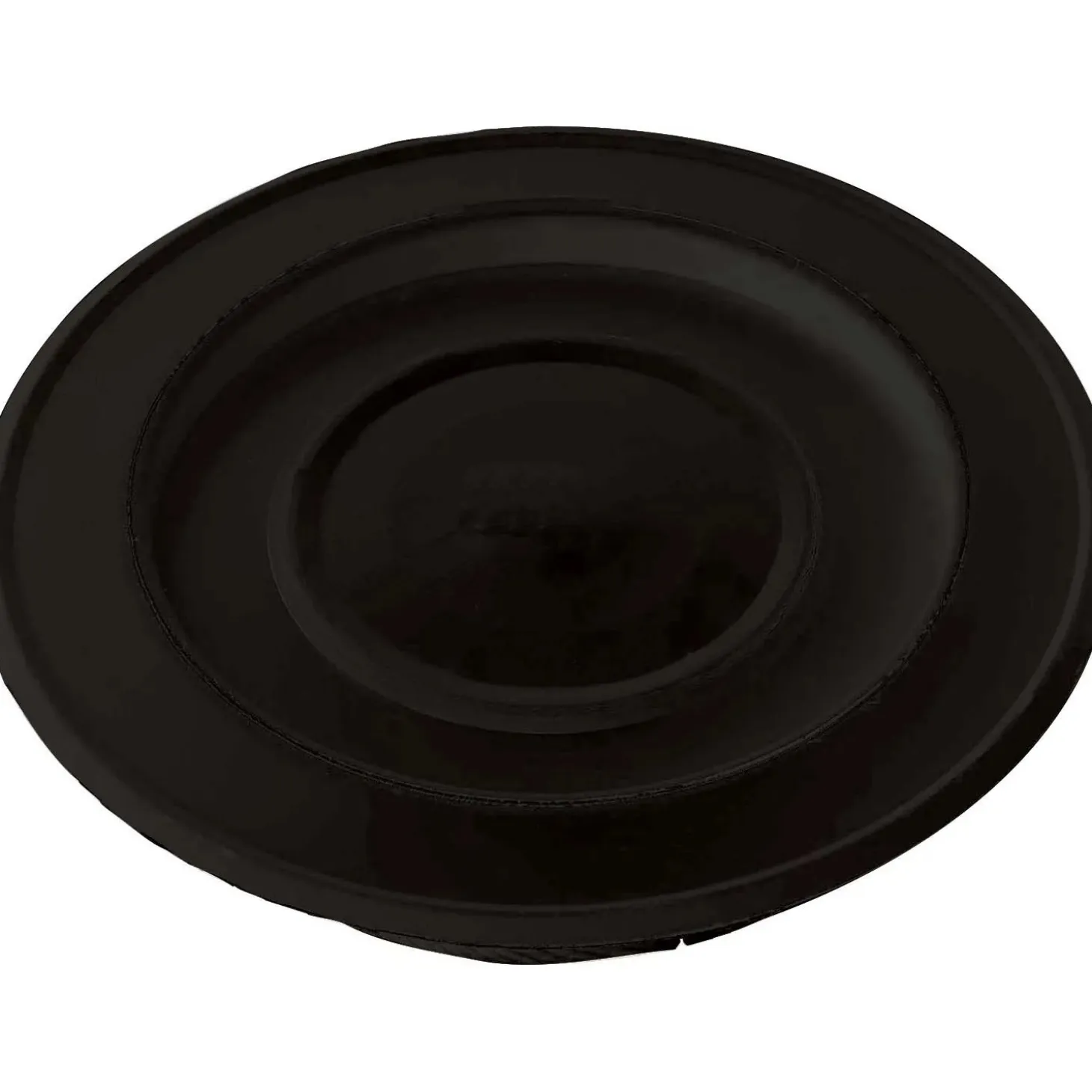 Rosone laccato con coperchio Ø 15 cm nero