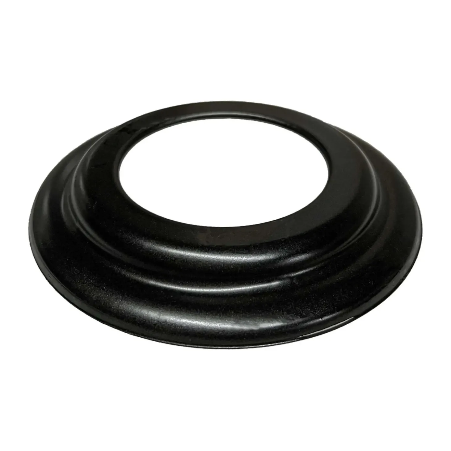 Rosone per canale da fumo serie Pellet Ø 80 mm nero