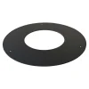 Rosone serie Arredo-Legna Ø 150 mm nero