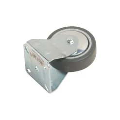 Rotella frenante con piastra e cuscinetto radente Ø 75 mm 60 kg
