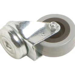Rotella sterzante con foro posteriore e cuscinetto radente Ø 50 mm 45 kg