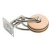 Rotella sterzante con staffa e piastra faggio Ø 50 mm 15 kg