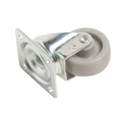 Rotella sterzante per mobili con piastra e ruota Soft Ø 36 mm P 35 kg