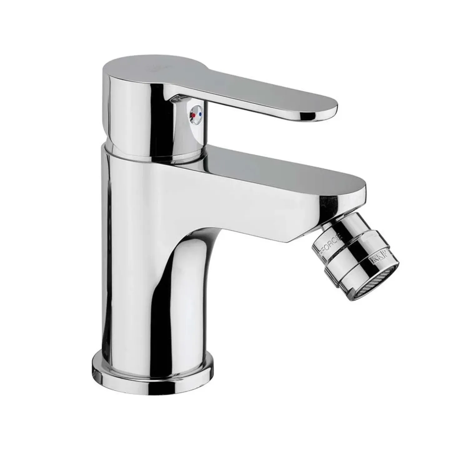 Rubinetto bagno monocomando bidet linea blu cromo