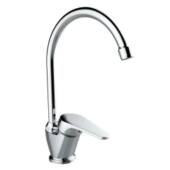 Rubinetto cucina monocomando canna alta Mia cromo
