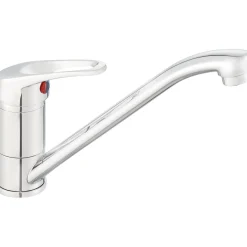 Rubinetto cucina monocomando Foglia cromo