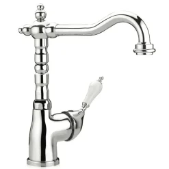 Rubinetto cucina monocomando Dell leva laterale cromo