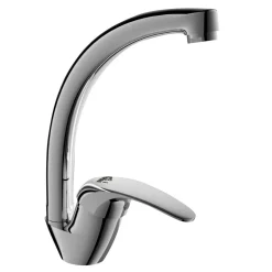 Rubinetto cucina monocomando canna alta City cromo