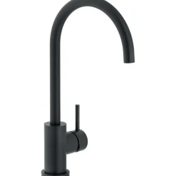 Rubinetto cucina monocomando canna alta Live nero