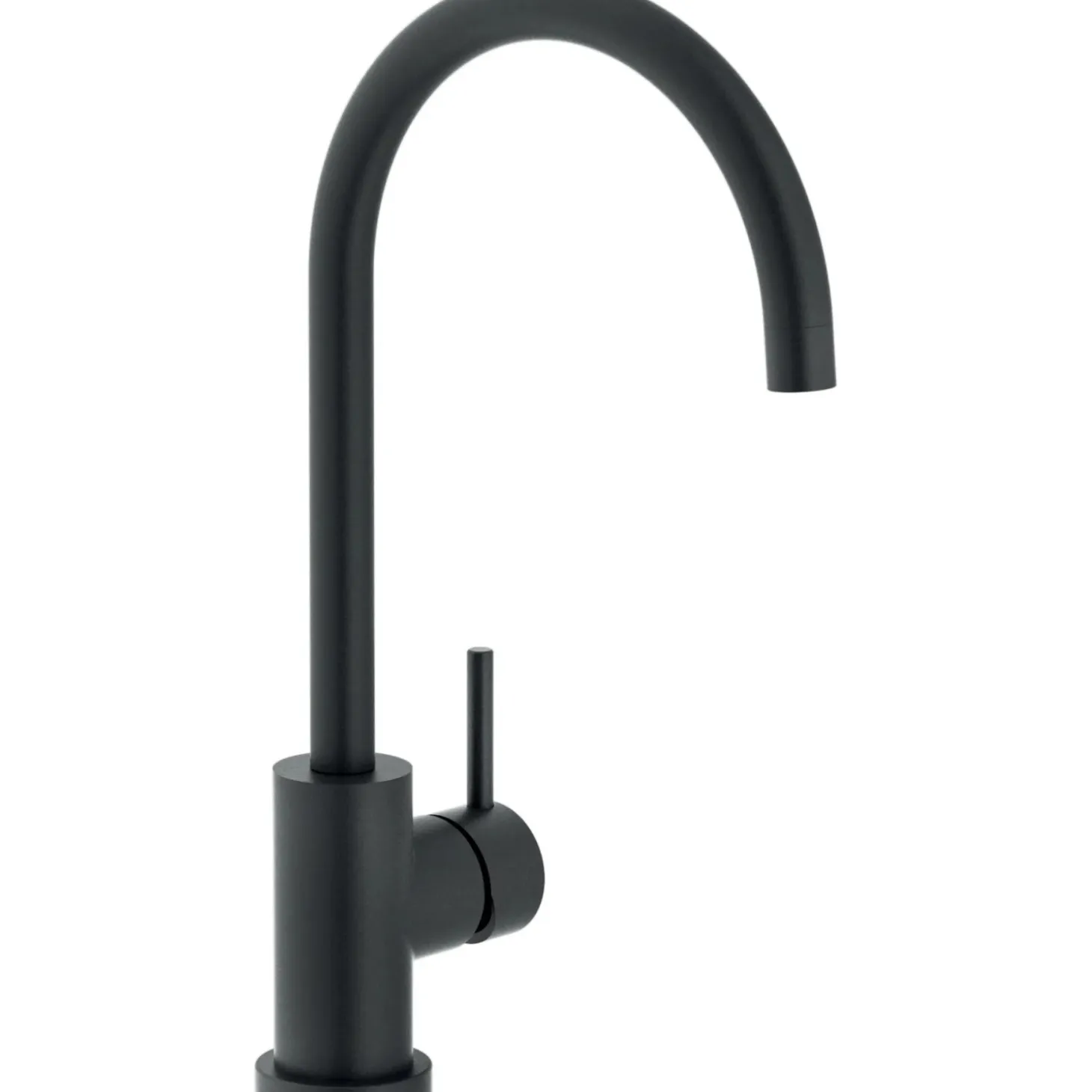 Rubinetto cucina monocomando canna alta Live nero