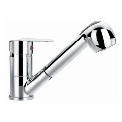 Rubinetto cucina monocomando Ray doccetta estraibile cromo