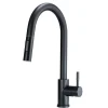 Rubinetto da cucina bocca estraibile 2 getti Idrostile Lima nero