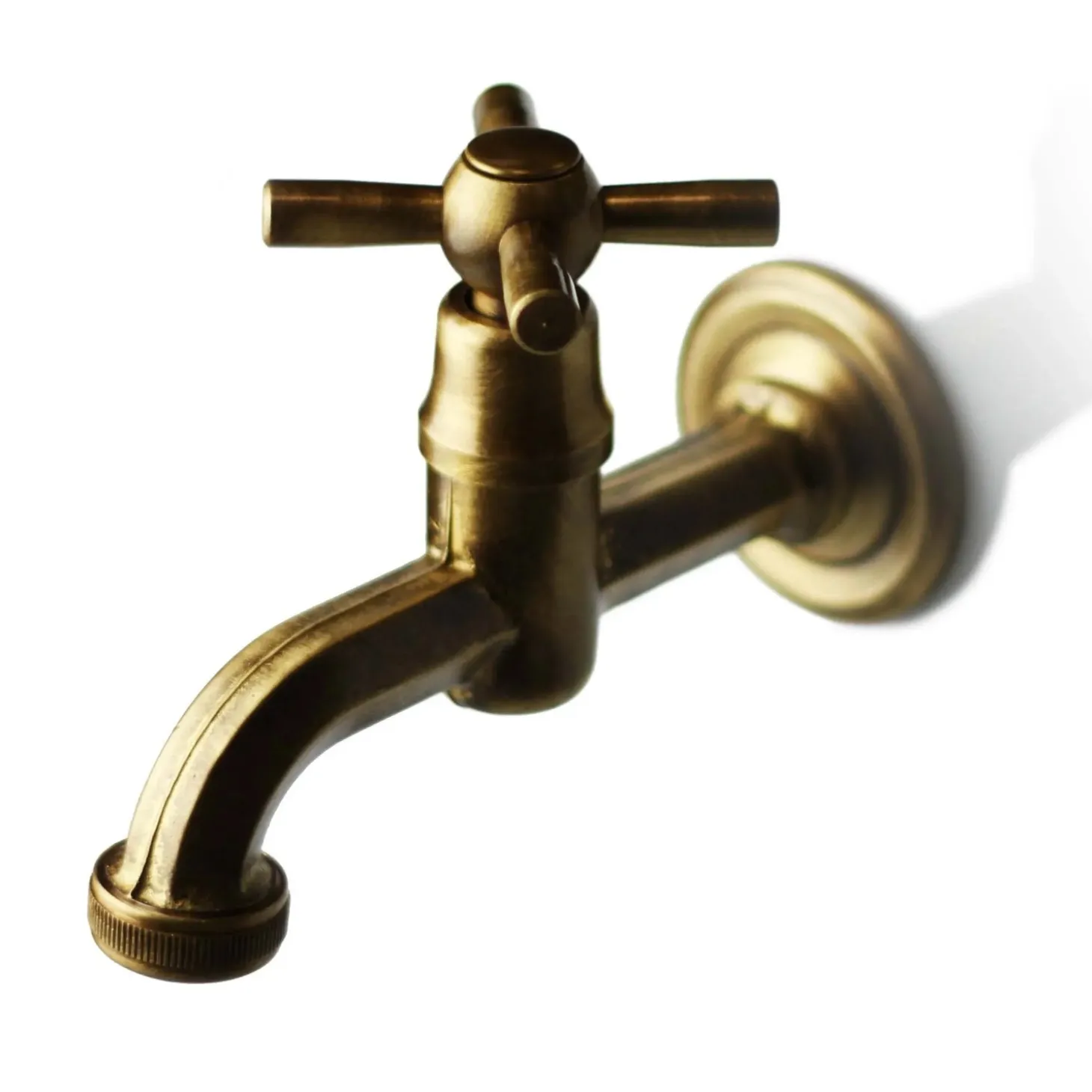 Rubinetto da esterno ornamentale in ottone bronzato R7 13 mm (1/2")