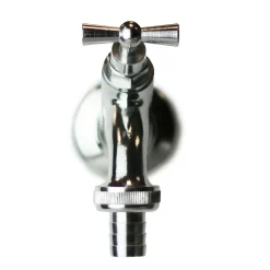Rubinetto da esterno ornamentale in ottone cromato R10 C 13 mm (1/2")