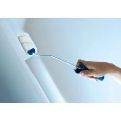 Rullo con filo dorato manico XL impugnatura Soft LUX-TOOLS nero-blu 12 cm