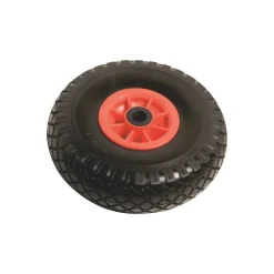 Ruota ad aria con cerchione in plastica profilo scanalato Ø 260 mm P 100 kg