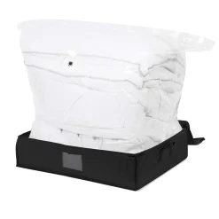 Sacco salvaspazio con custodia integrata Compress l 145 litri nero 65x50x15,5 cm