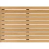 Salotto da giardino Lankin in alluminio con cuscini poliestere beige 3 posti