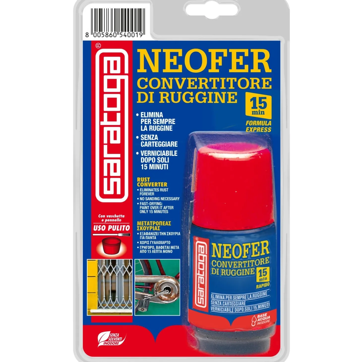 Saratoga convertitore di ruggine Neofer 50 ml