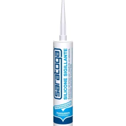 Saratoga silicone acetico universale 280 ml trasparente